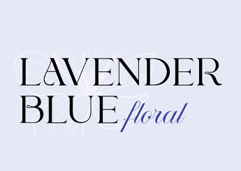 Lavender Blue Floral